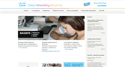 Desktop Screenshot of netacad.sk